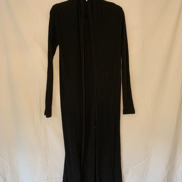 Long Olive Green Cardigan - Picture 3 of 3